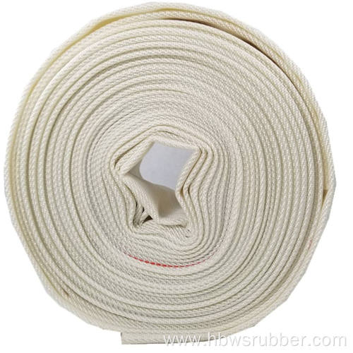 2.5 Inch 8 Bar White Flexible PVC Double-jacket Fire Hose